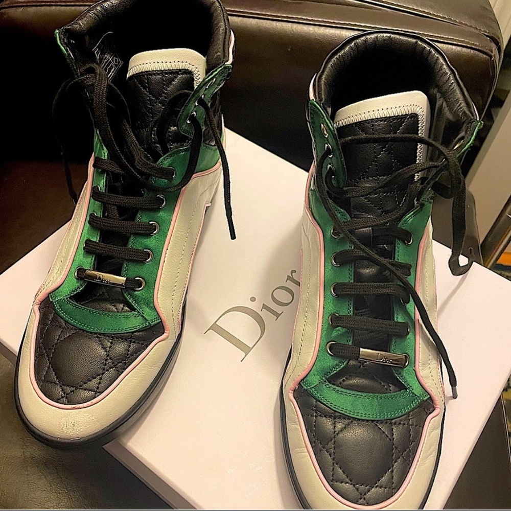 Dior hi top sneakers